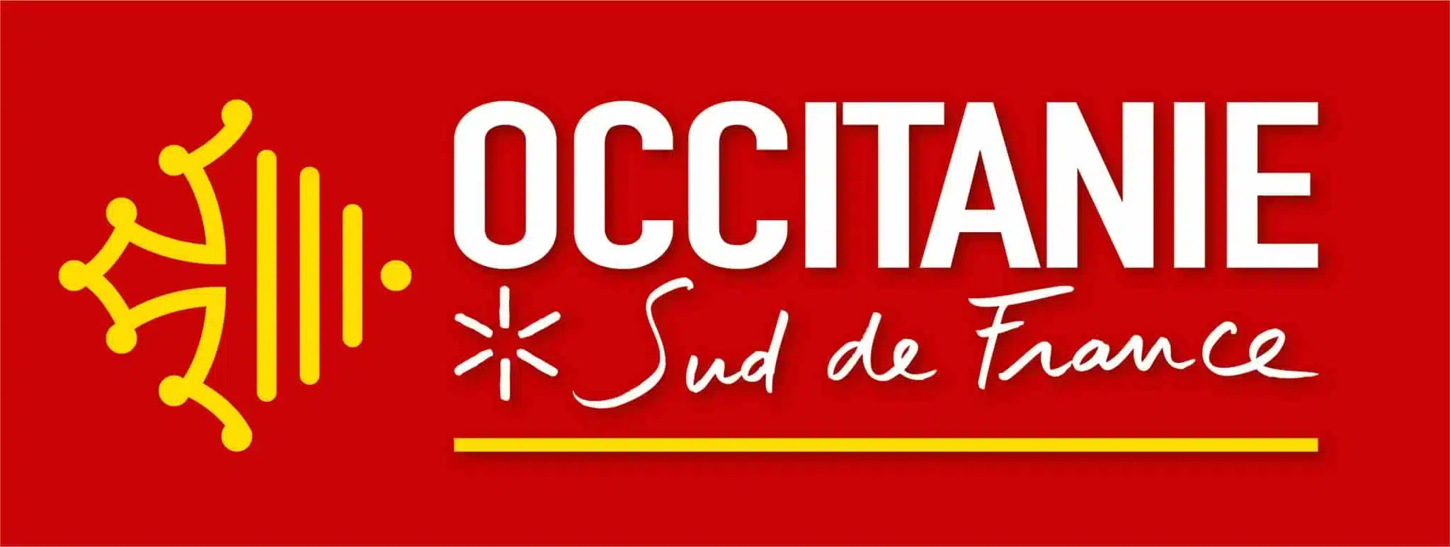 Logo of the Occitanie Sud de France region, partner page of the Fantassia amusement park