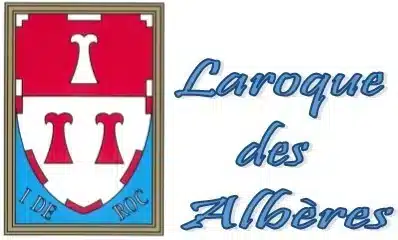 Logo Laroque des Albères, partner tourist office of the Fantassia amusement park