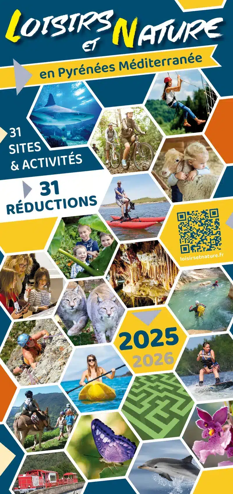 Carte de réductions activités de loisirs partenaires du parc Fantassia